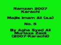 5-Majlis Imam Ali as - Ramadan 2007 Karachi - Urdu