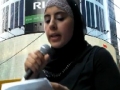 [Quds Day 2011 Times Square, New York] Tahani Salah - English