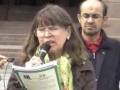 [2011 Al-Quds Rally Toronto] Speech by Sr. Karen from United Church - 28Aug2011 - English