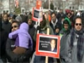 Toronto Protest For Sibte Jafar- Br. Anis Reciting Munqabat (Jab Ali Aagaey) 23Mar2013 - English